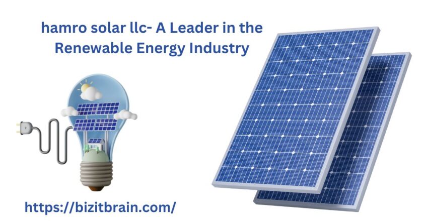 hamro solar llc- A Leader in the Renewable Energy Industry