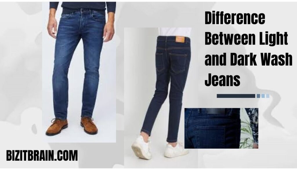 Light and Dark Wash Jeans