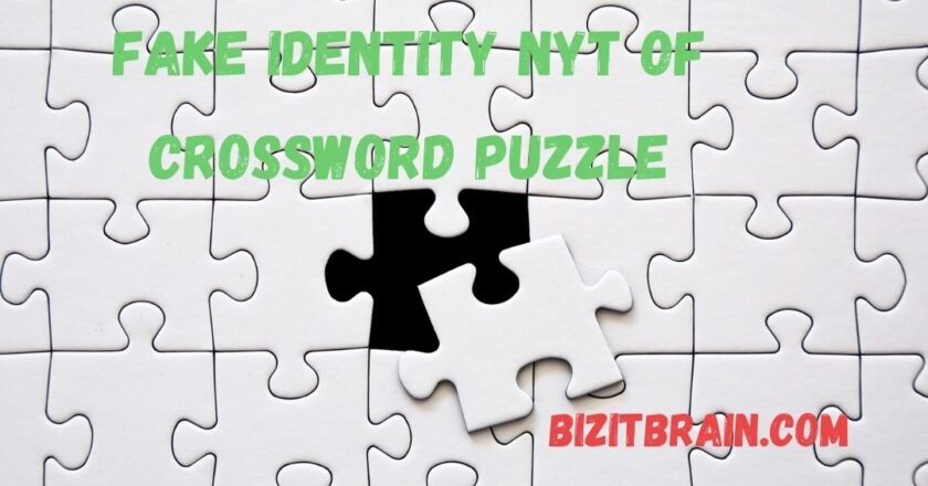 fake identity nyt of Crossword Puzzle