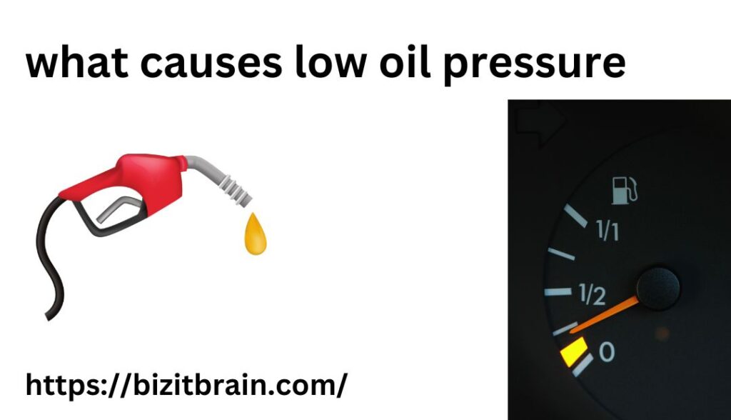 what causes low oil pressure